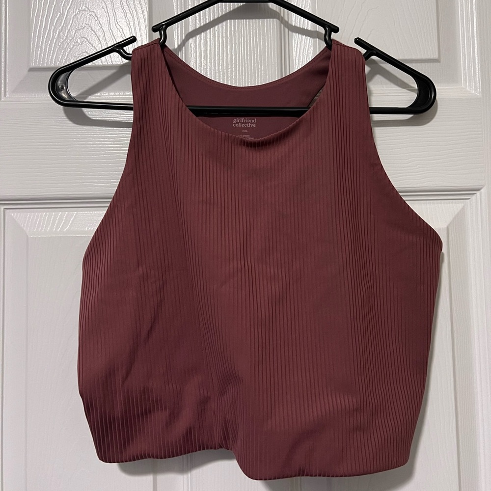 Girlfriend Collective Goji Rib Dylan Tank Sports Bra